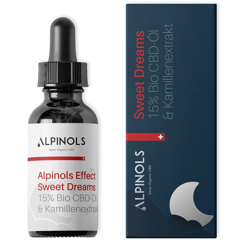 Gotas de CBD para Dormir (15%) con Extracto de Manzanilla, Espectro Completo